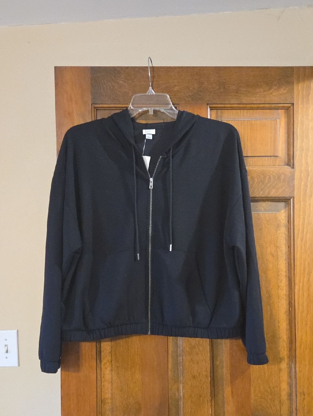 a new day Black Zip Up Jacket